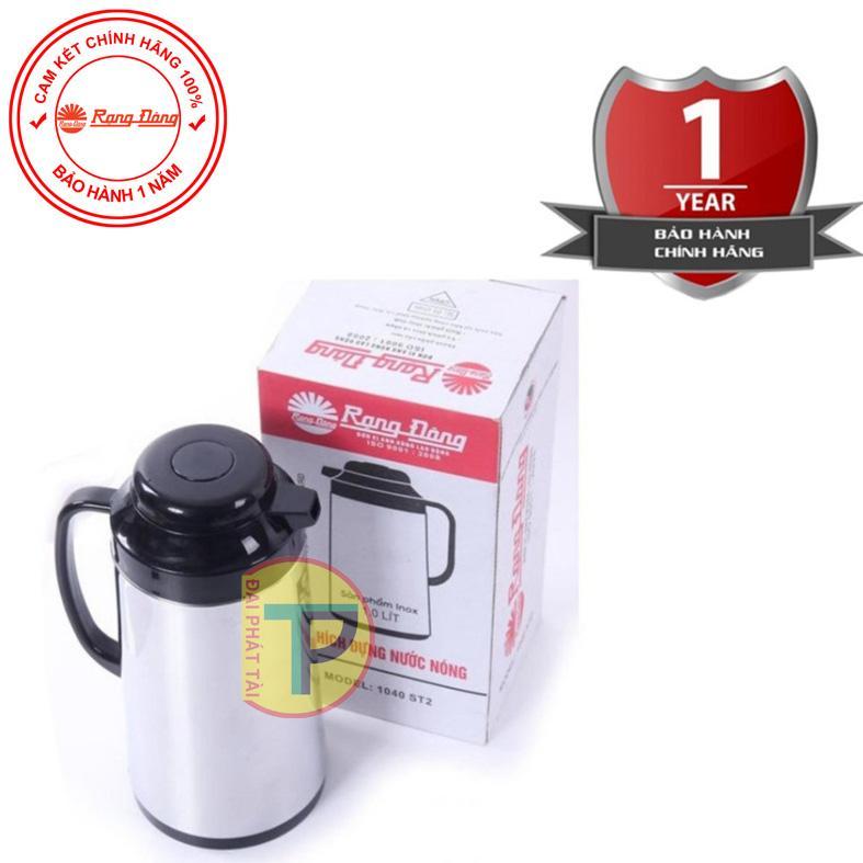 Bình thủy inox 1 lít rạng đông rd1040 st2