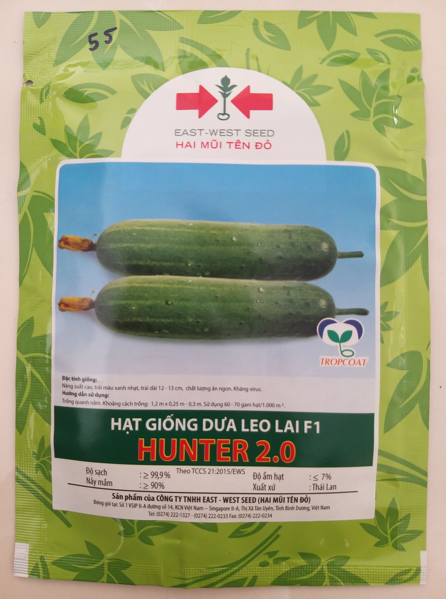 Hạt giống dưa leo lai F1 Hunter 2.0