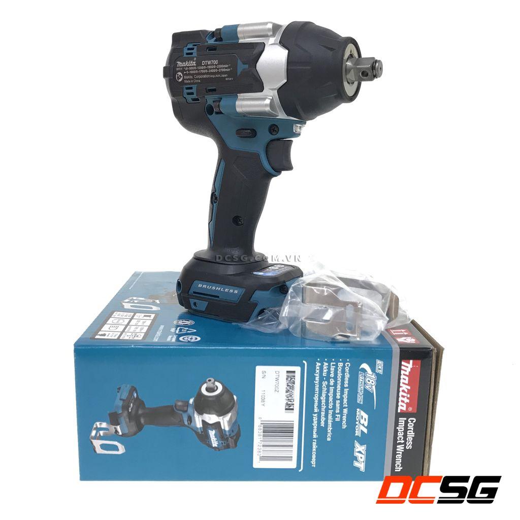 Máy siết bu lông dùng pin Makita DTW700( Hàng Tách Bộ không bao gồm hộp)