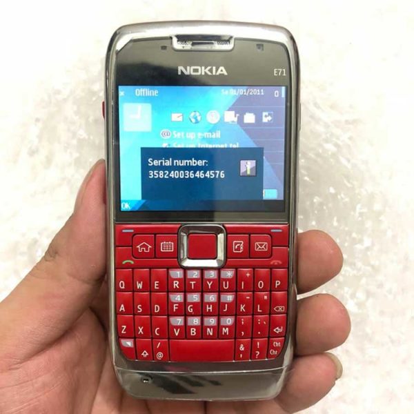 Điện thoại Nokia E71 Sài 3G/Wifi (CHÍNH HÃNG - MAIN ZIN - BẢO HÀNH 1 NĂM)