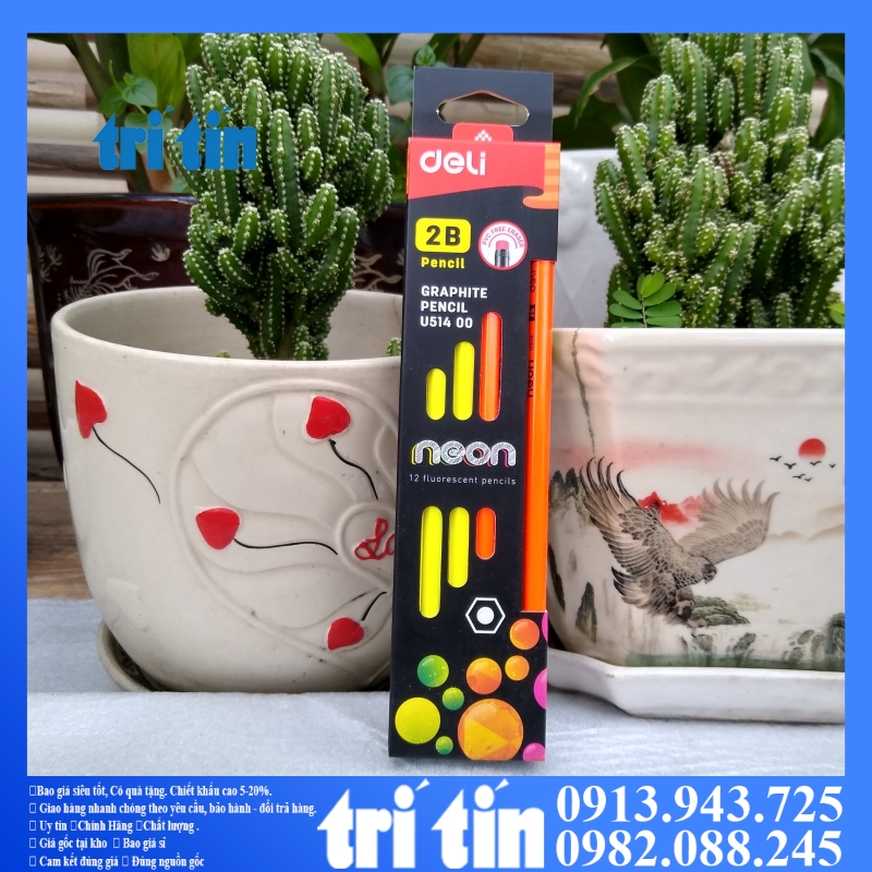 Bút chì gỗ  - Deli Neon (Cây)