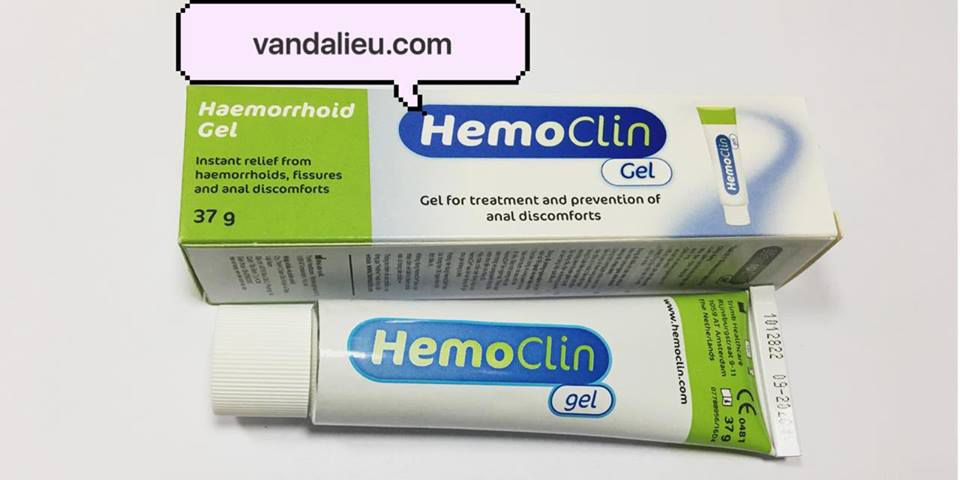 Sản phẩm hemoclin gel 37g.