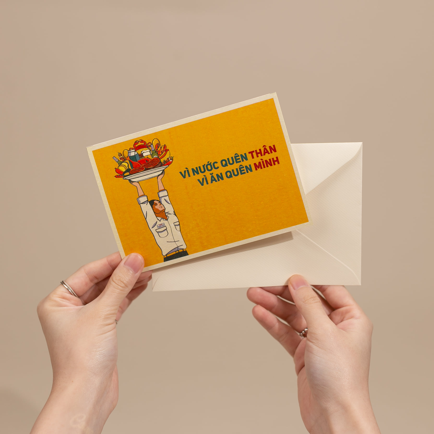 Postcard tranh cổ động Propaganda