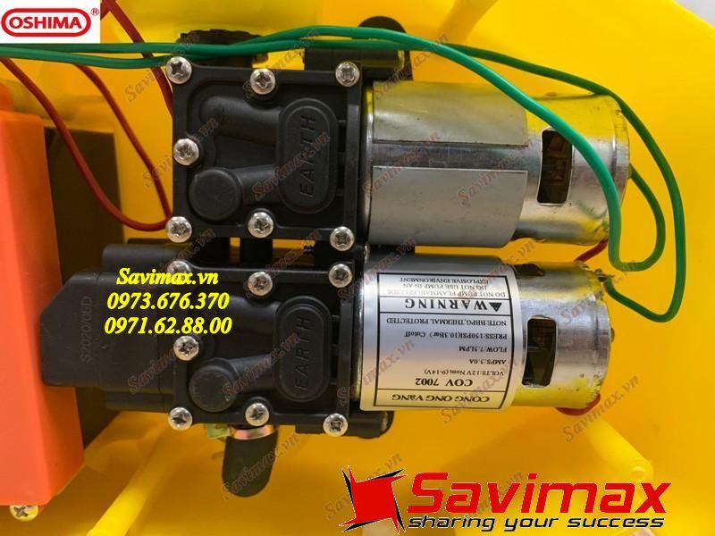 Bình xịt điện bơm đôi Oshima OS20 DP
