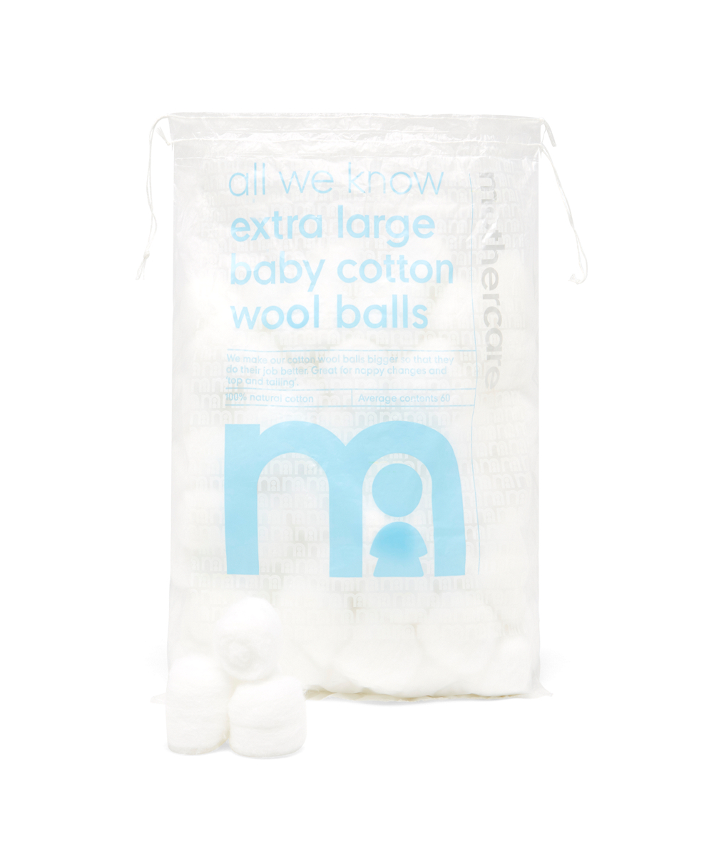 Mothercare - bịch 60 cục bông gòn cỡ lớn