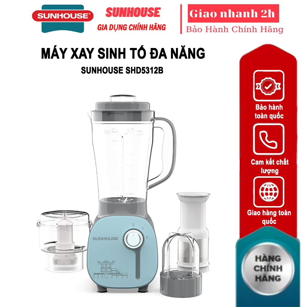 Máy xay sinh tố đa năng Sunhouse SHD5312G