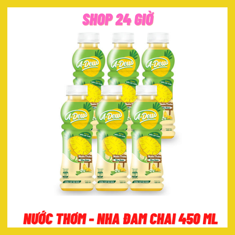 Nước Thơm - Thạch Nha Đam A-DEW 1 Lốc 6 Chai