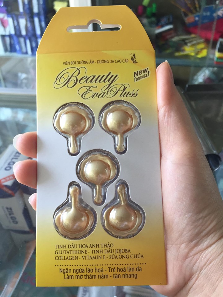 Viên bôi dưỡng ẩm da beauty eva pluss
