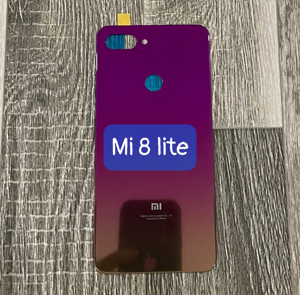 kính lưng xiaomi Mi 8 lite (zin)