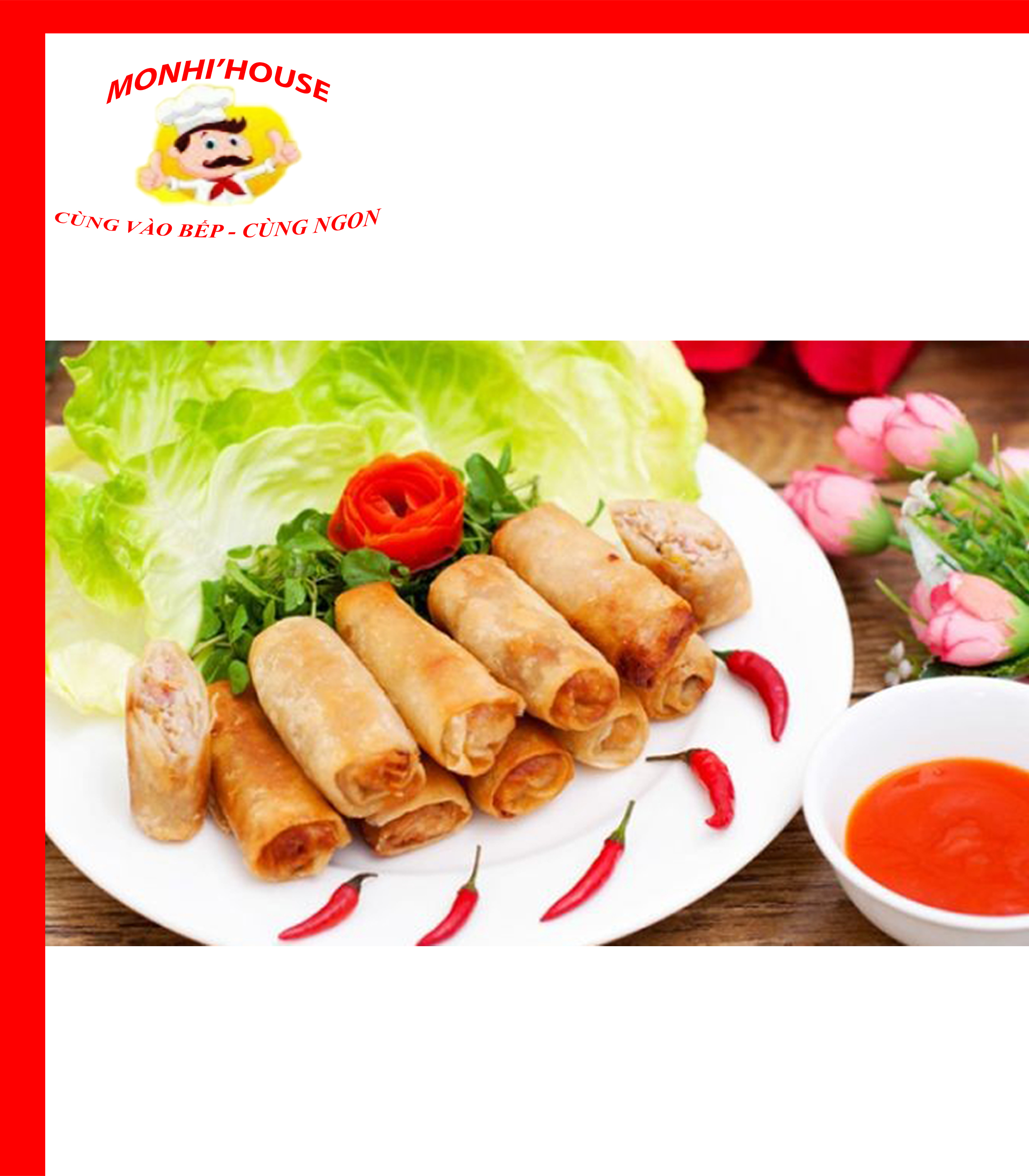 Gói 400g chả giò Xốp nhân thịt