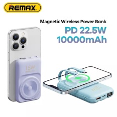 Sạc dự phòng không dây mini sạc nhanh 15W tích hợp dây Remax 10000mah Rpp – 281 chính hãng