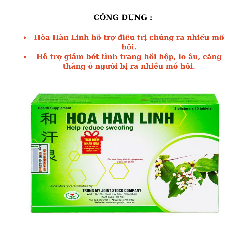 [HCM]HÒA HÃN LINH - GIẢM MỒ HÔI TAY CHÂN