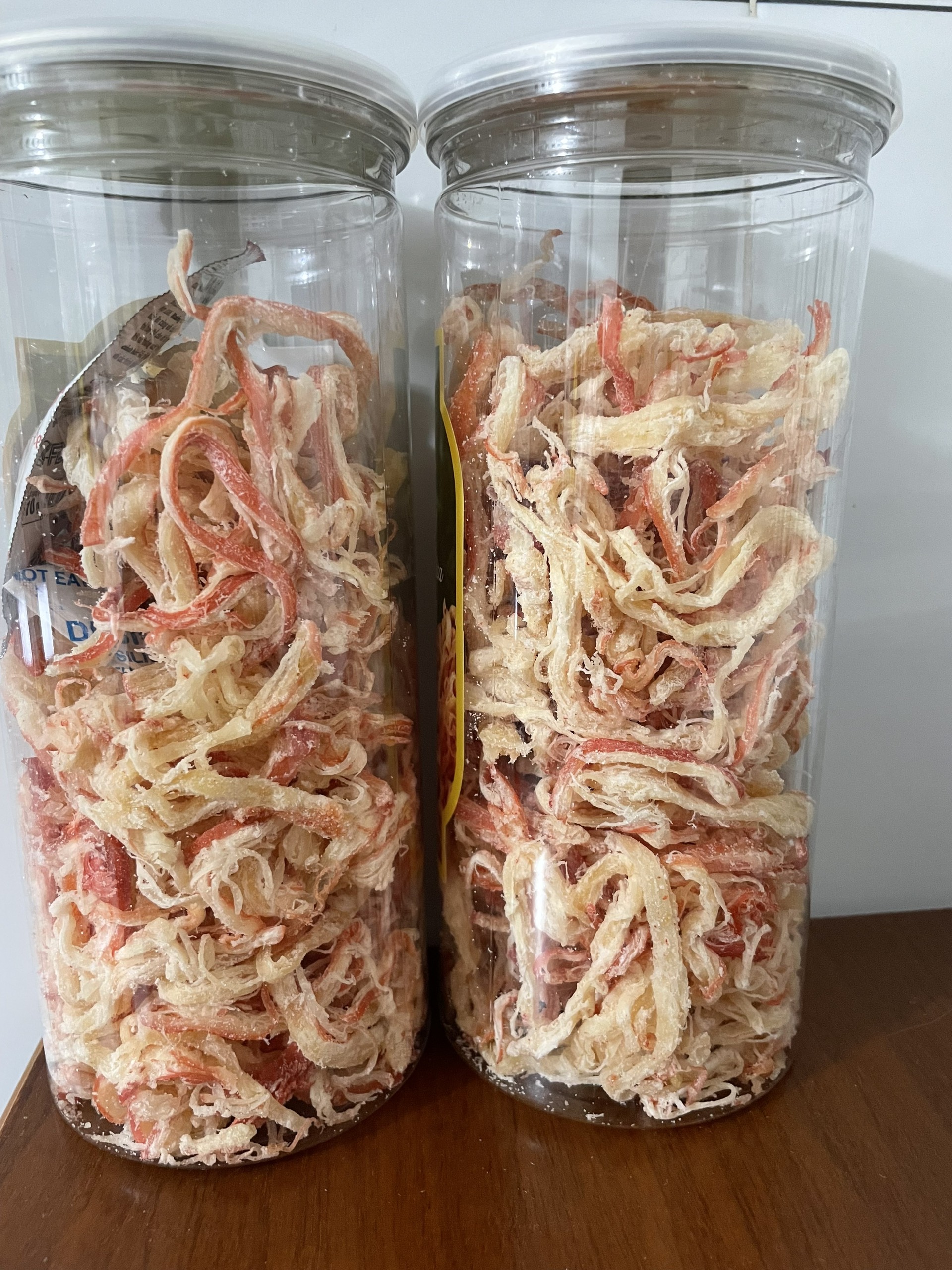 Mực hấp nước dừa xé sợi cực ngon hộp 250Gr