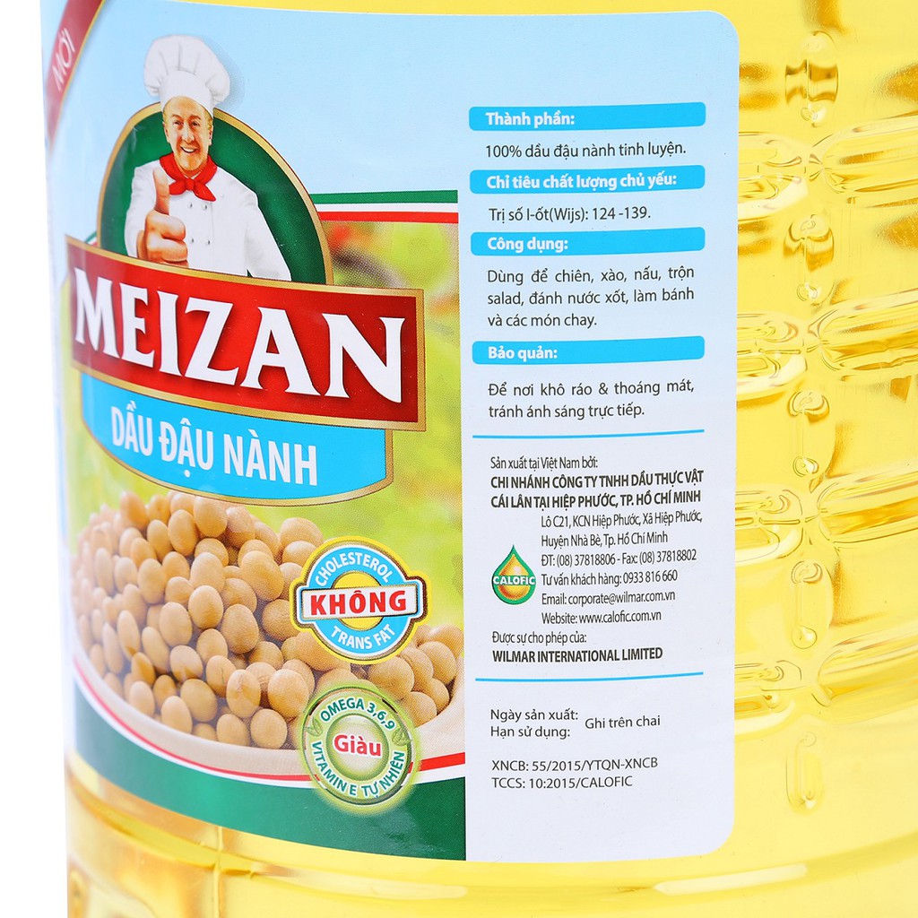 [BÌNH LỚN 5 Lít] DẦU ĐẬU NÀNH [VN] MEIZAN Soybean Oil (halal)