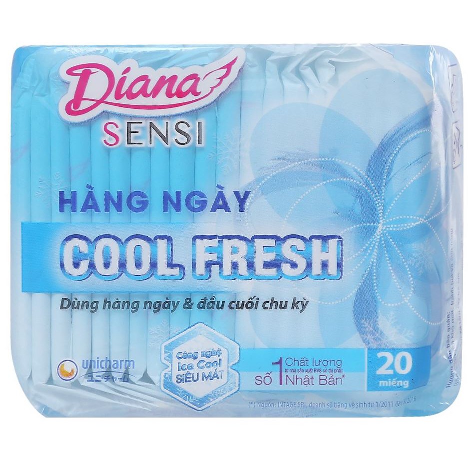 Băng Vệ Sinh Diana Sensi Hằng Ngày Compact (Che tên sản phẩm khi giao hàng)