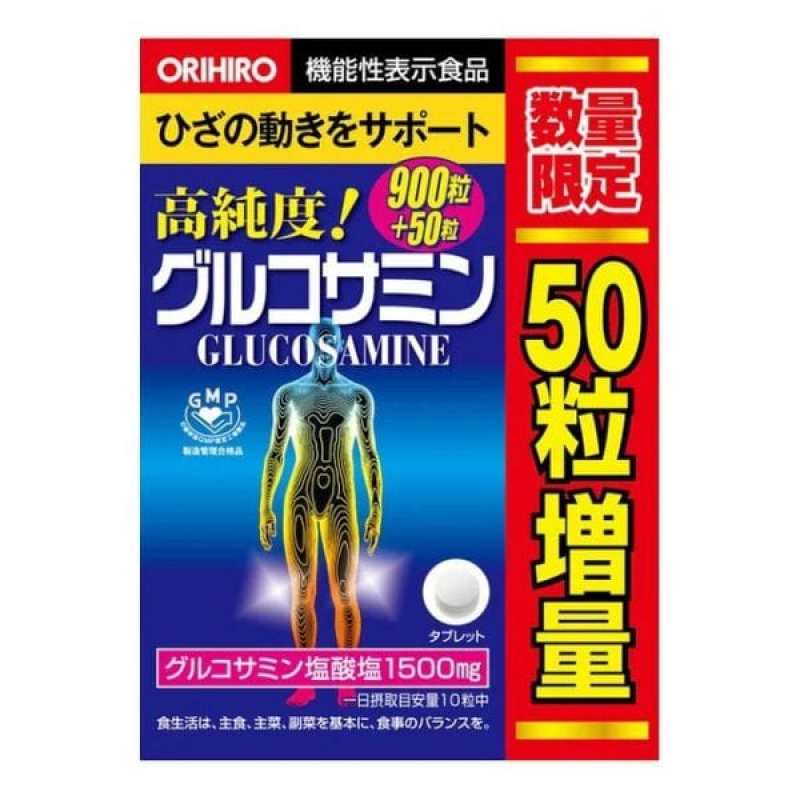 Viên uống bổ xương khớp Glucosamine Orihiro 950 viên - Hỗ trợ cải thiện sức khỏe xương khớp