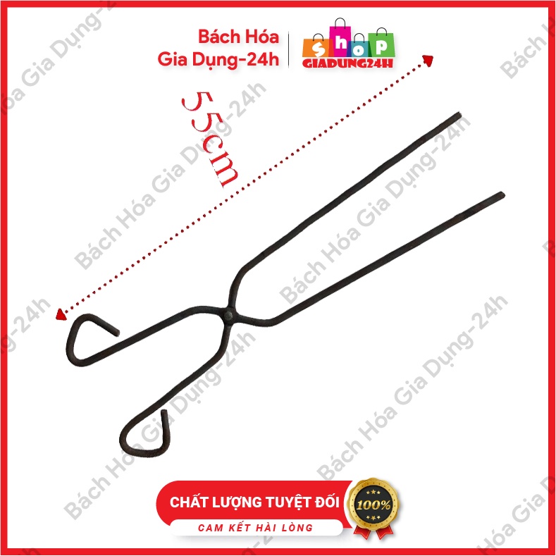 Kẹp gắp than tổ ong dài 55cm-giadung24h