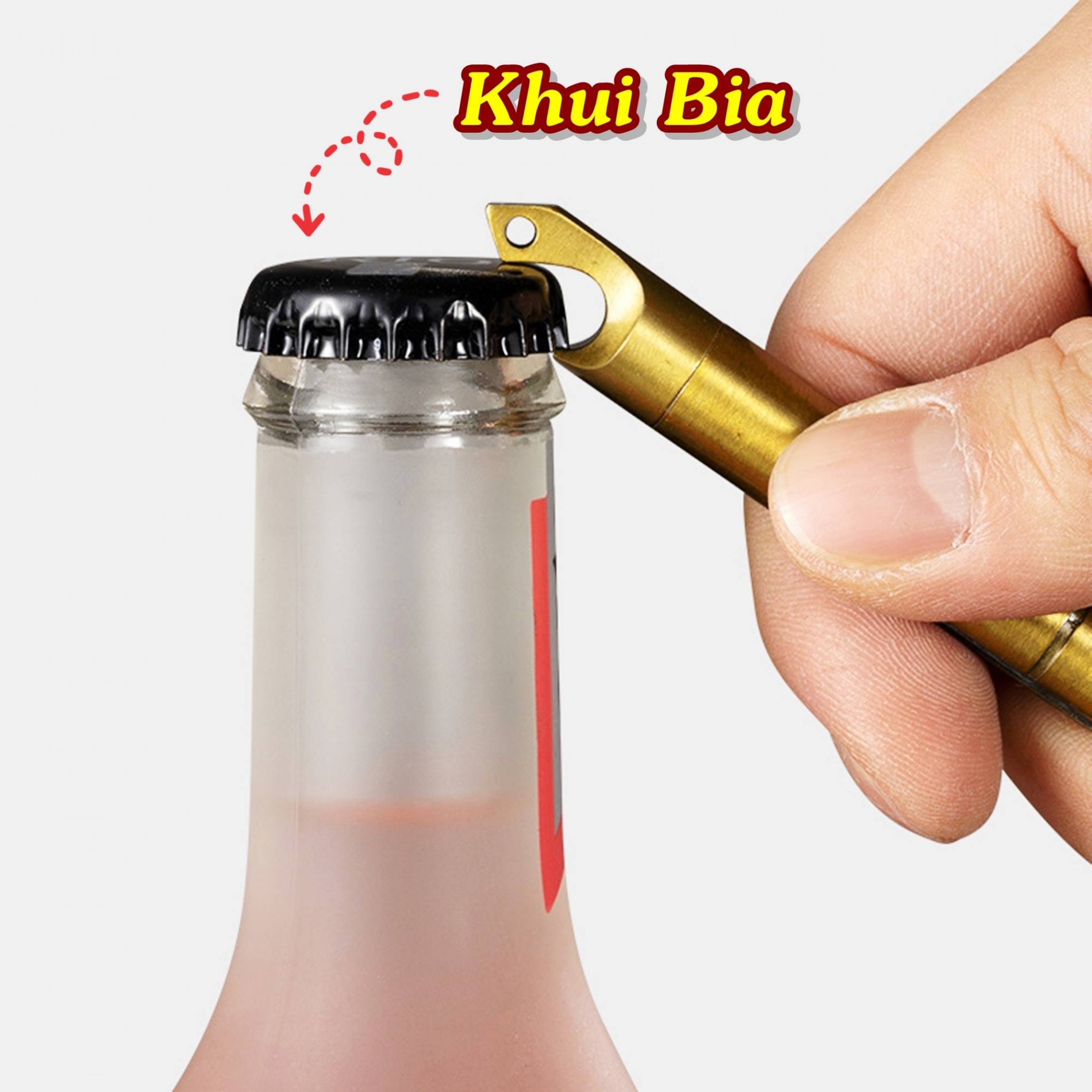 [ TẶNG KÈM MÓC KHÓA ] HỘT QUẸT - BẬT LỬA DIÊM XĂNG 4IN1 ( KHUI BIA- THOÁT HIỂM-HỘP QUẸT-- MÓC KHÓA )