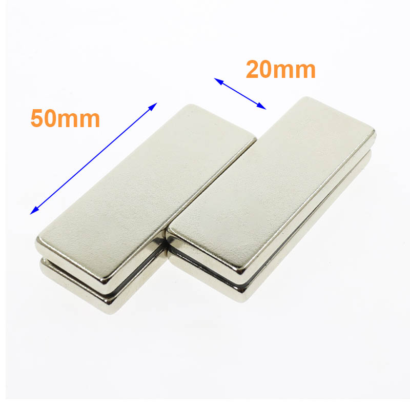 Nam châm đất hiếm 50x20x5mm từ tính mạnh
