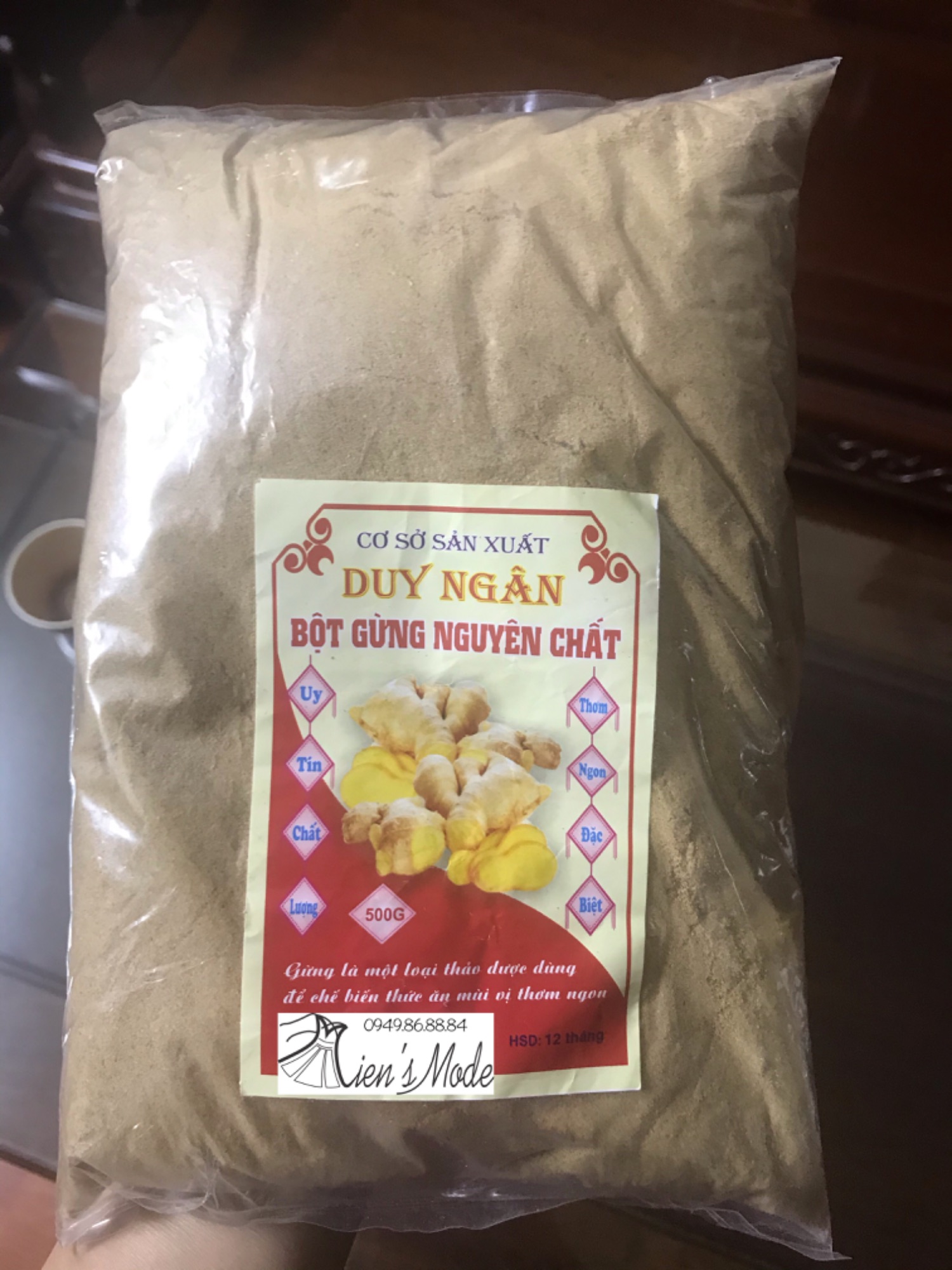500gr Bột củ gừng xay