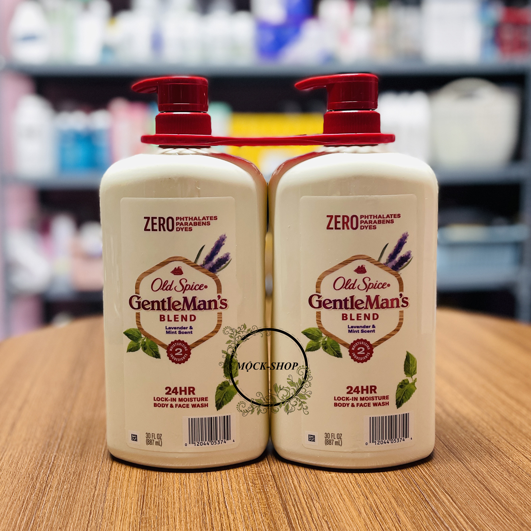 Sữa tắm & rửa mặt Old Spice Gentleman’s Blend Lavender & Mint Scent 887ml