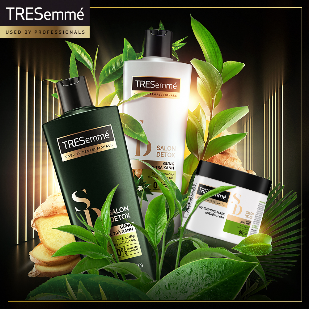 BỘ ĐÔI DẦU GỘI XẢ TRESEMME - Đỏ Keratin Smooth - 650ml