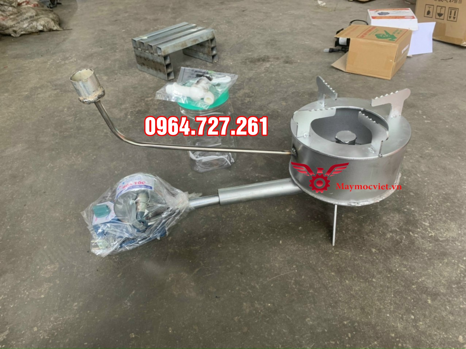 Bếp đốt dầu thải, bếp đốt nhiên liệu thừa VMB25