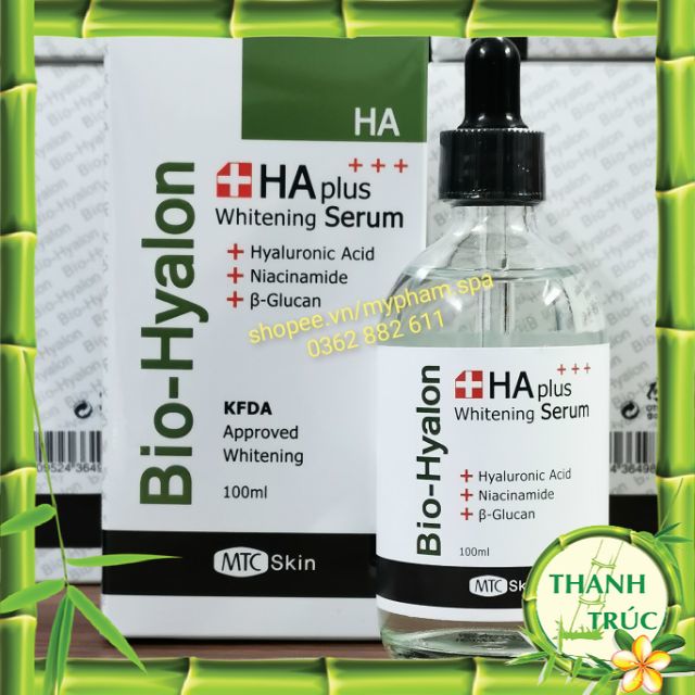HA PLUS Whitening SERUM (Bio-Hyalon) - SERUM CẤP ẨM, TRẮNG SÁNG DA