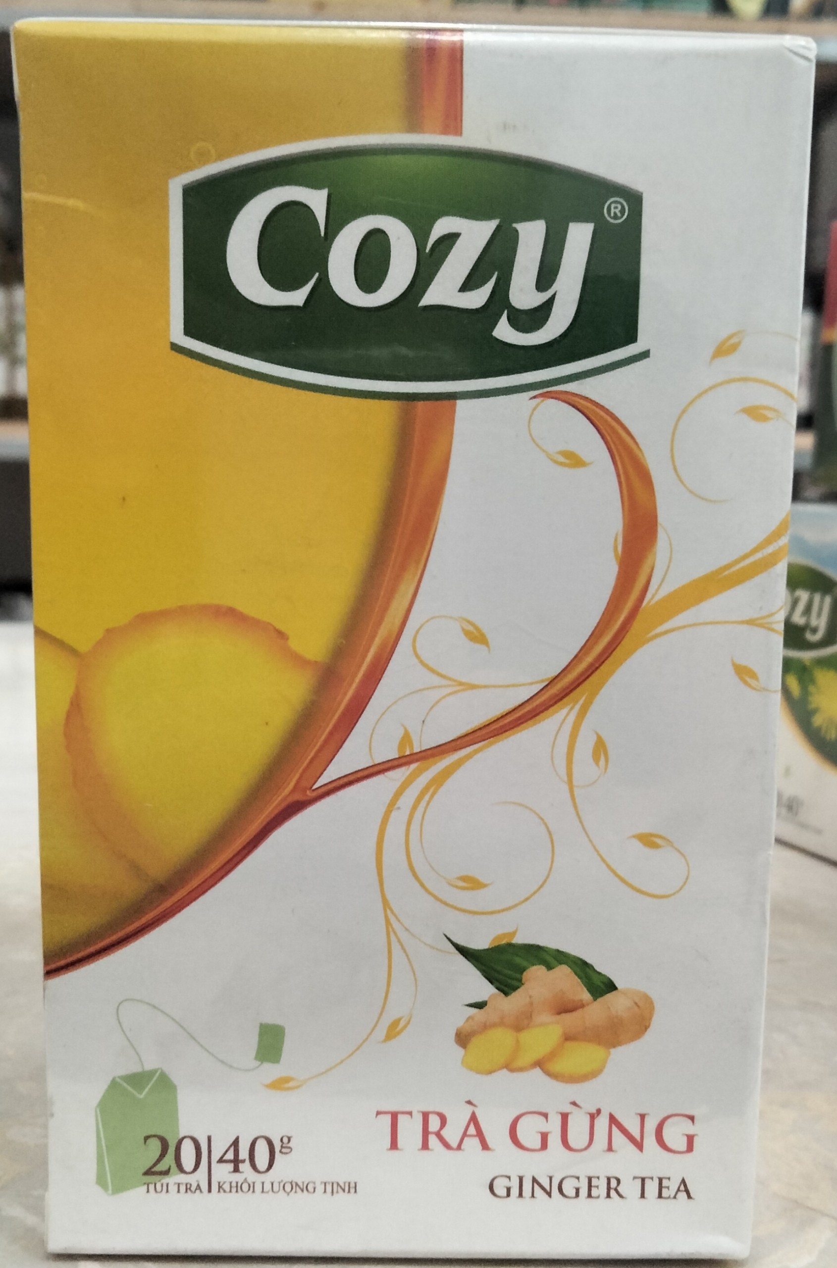 TRÀ GỪNG COZY TÚI LỌC 40G