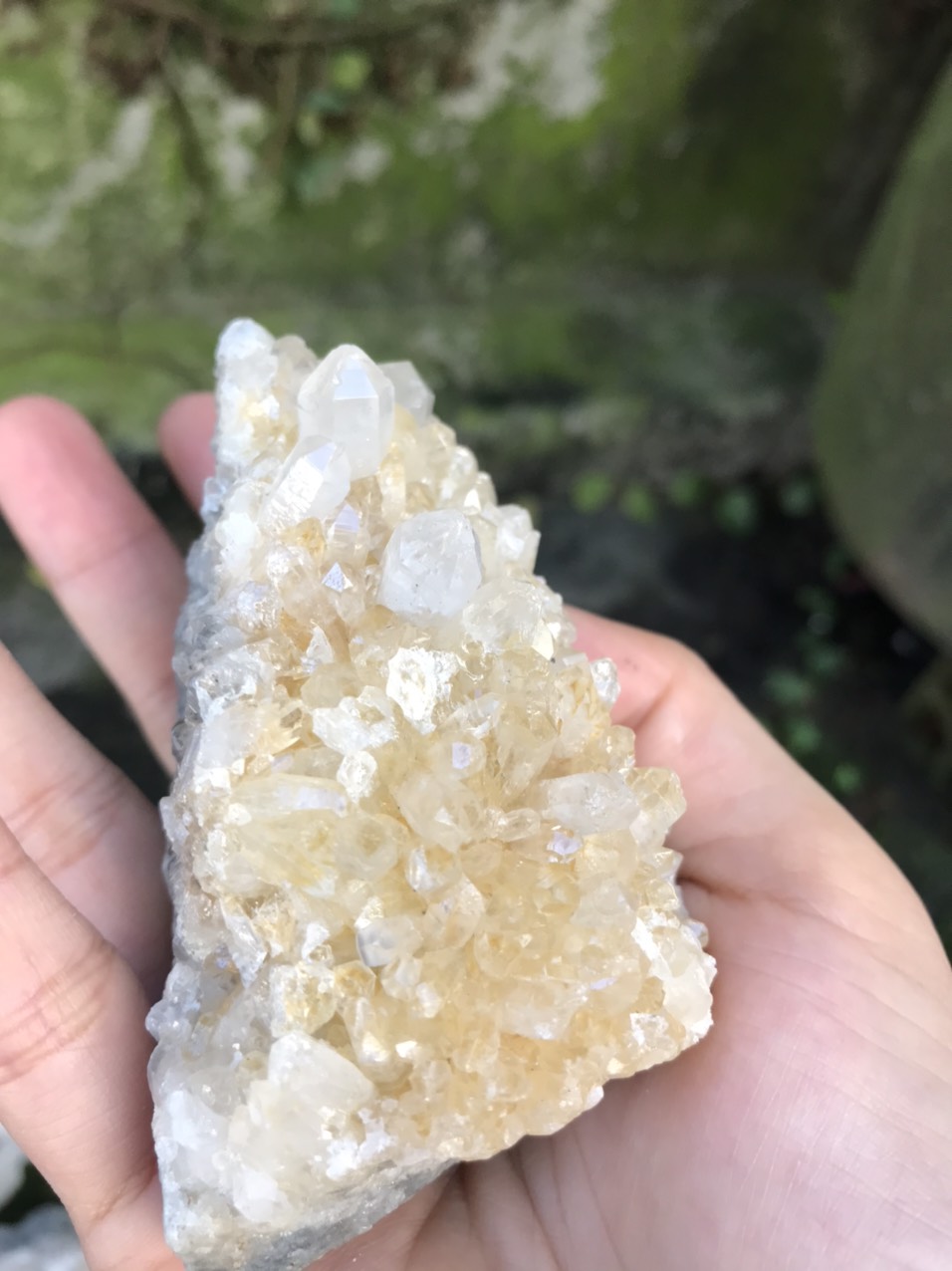 SALE Đá Thạch Anh tinh thể lấp lánh sưu tầm