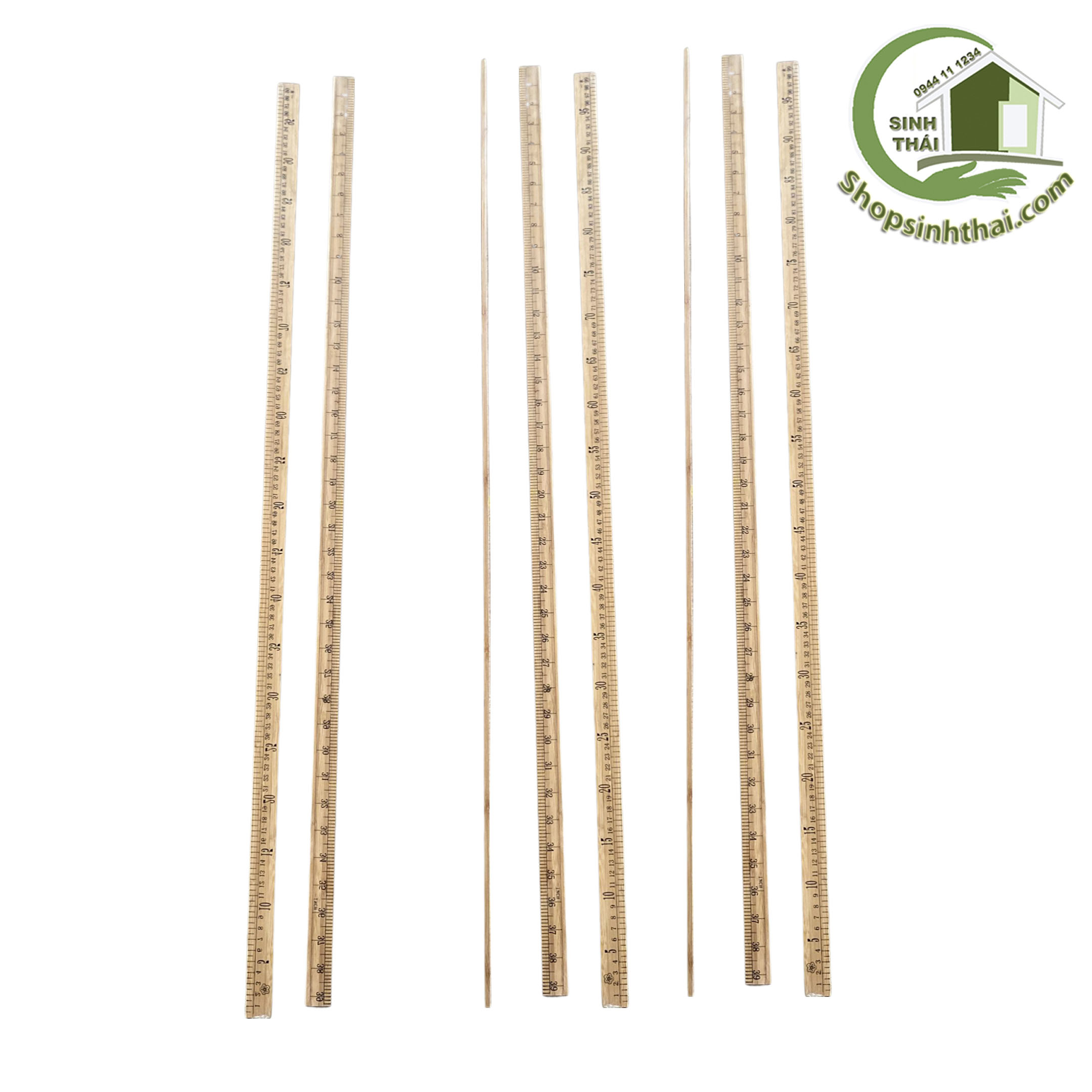 [HCM]Thước gỗ đo mm thước dài 1 mét ( 100cm )