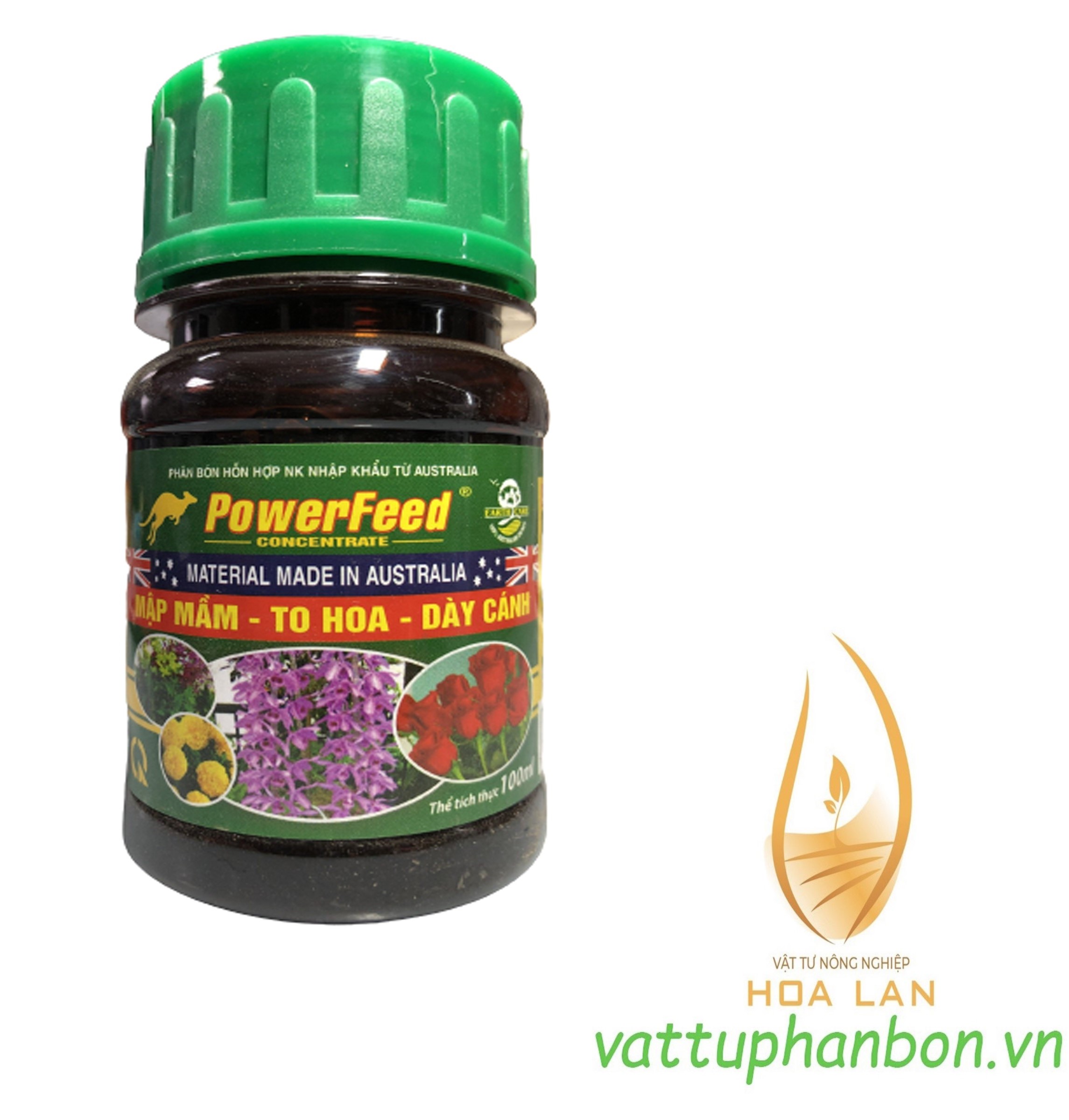 Phân bón hỗn hợp powerfeed - mập mầm - to hoa - dày cánh - #478a# 100ml