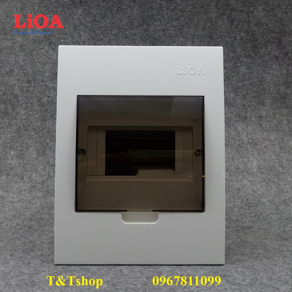 Tủ điện nhựa chứa aptomat Lioa 3-6 át