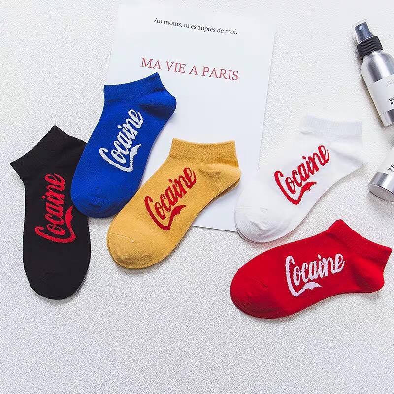 Set 10 đôi Tất, Vớ Nam Coca cổ ngắn thời trang