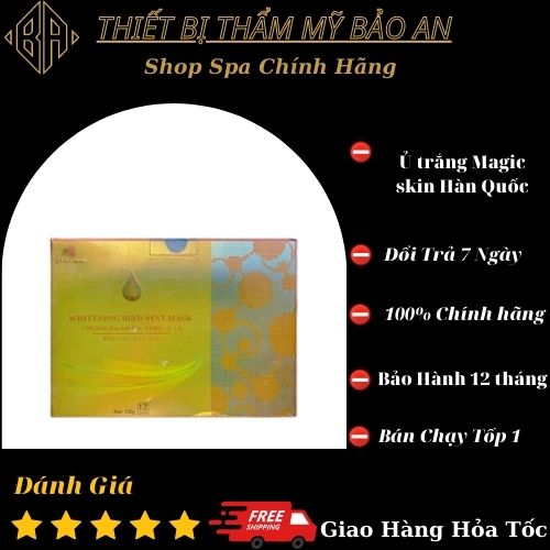 Ủ trắng magic skin hàn quốc - spa - tmv