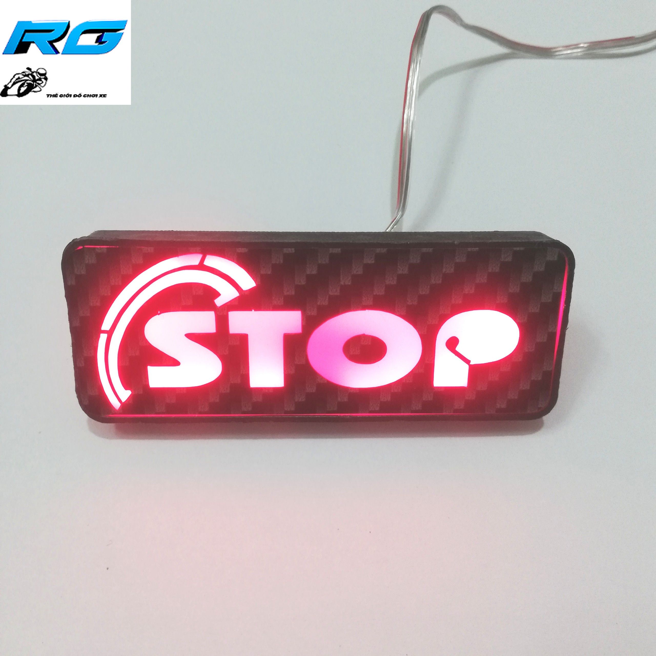 Chữ led gắn đuôi dè xe máy