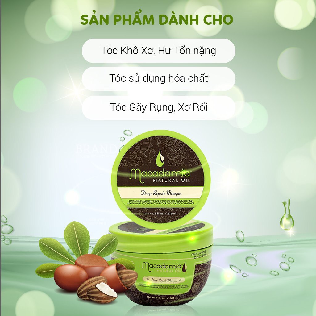Kem Ủ Tóc Macadamia Deep Repair Masque 500ml