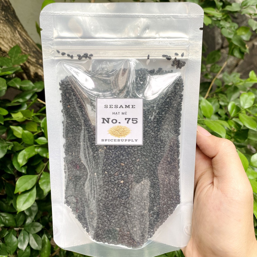 [HCM]Hũ 80g Black Sesame - Hạt Mè Đen