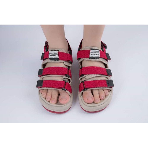 Giày Sandal vento nữ NV1001 Mầu đỏ