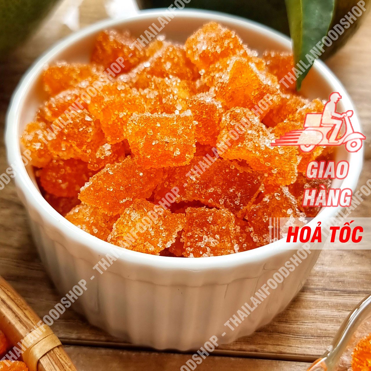Mứt Bưởi Mix Cam - Lon 500Gr