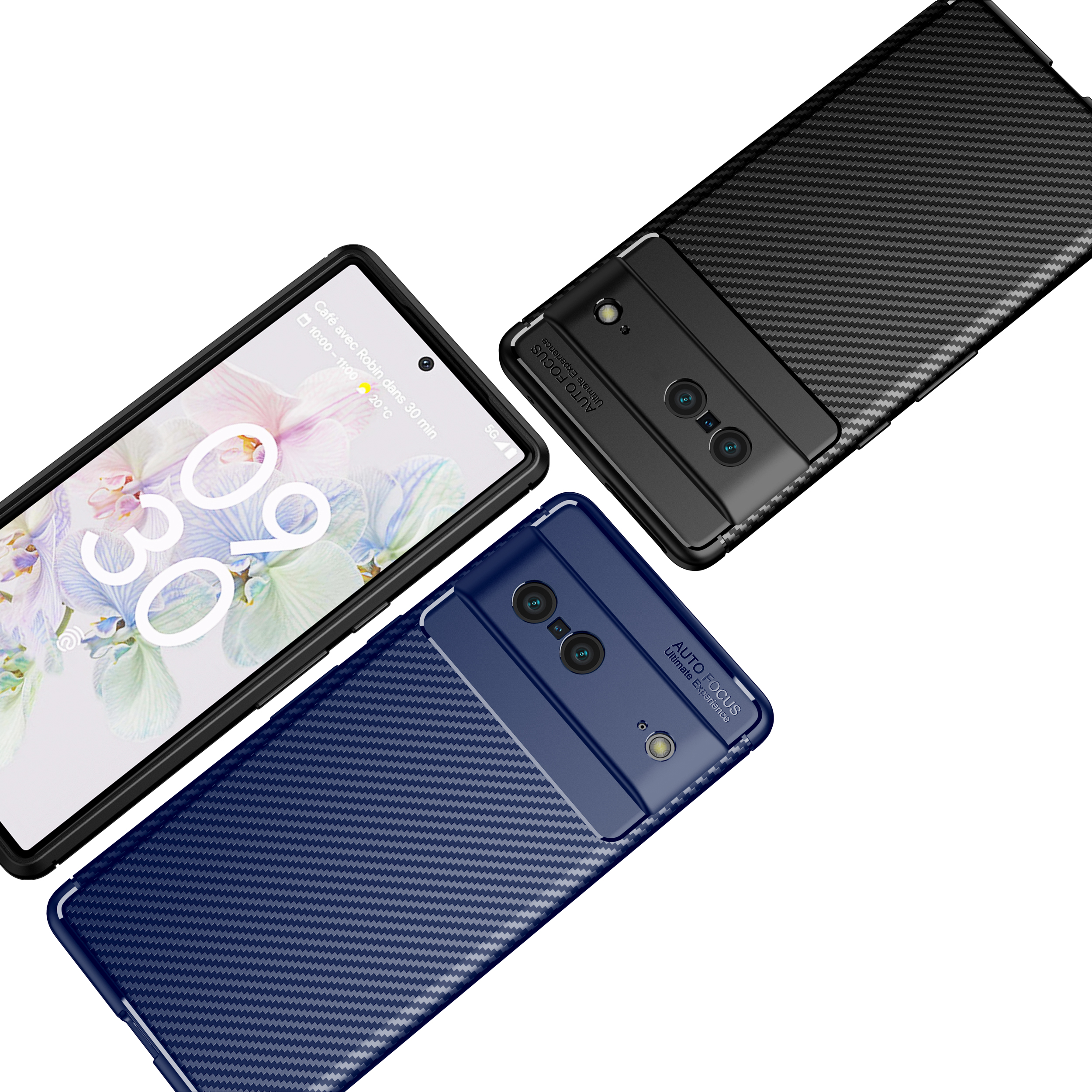 Ốp lưng Google Pixel 7 chống sốc vân rằn chỉ hiệu Auto Focus thời trang cao cấp