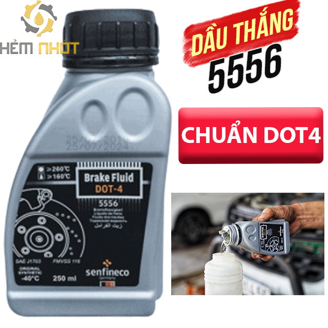 Dầu thắng dot 4 senfineco 5556 chai 250ml
