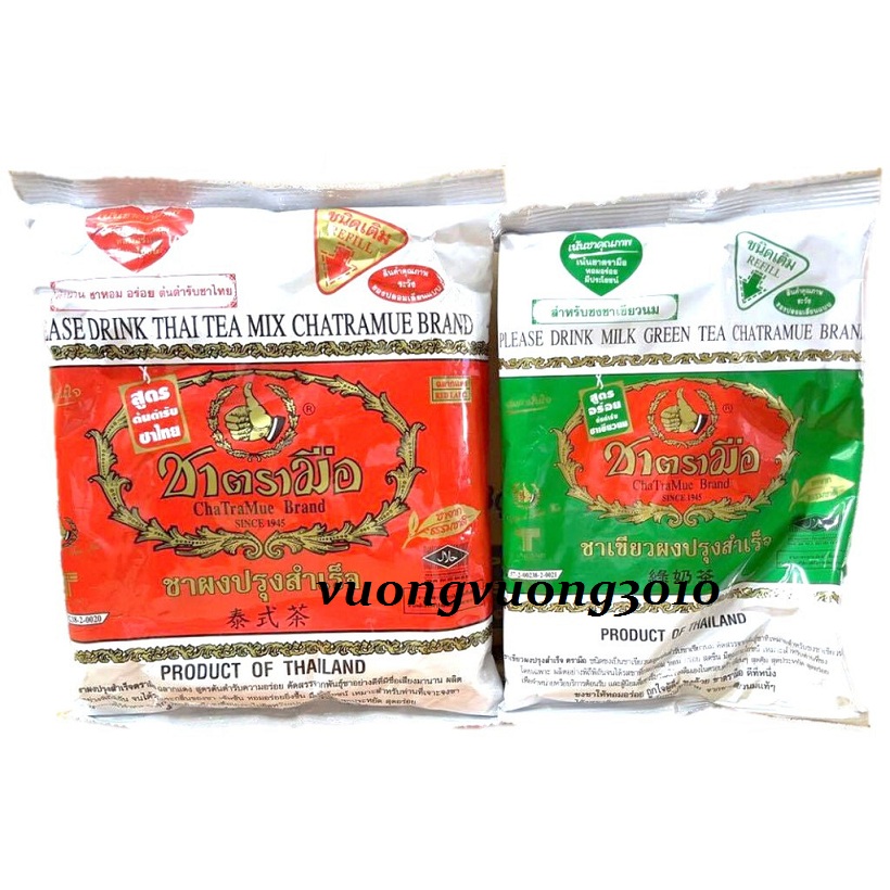 Bột Trà Thái dùng để pha trà sữa ( Thái Xanh 200g,  Thái Đỏ 400g )