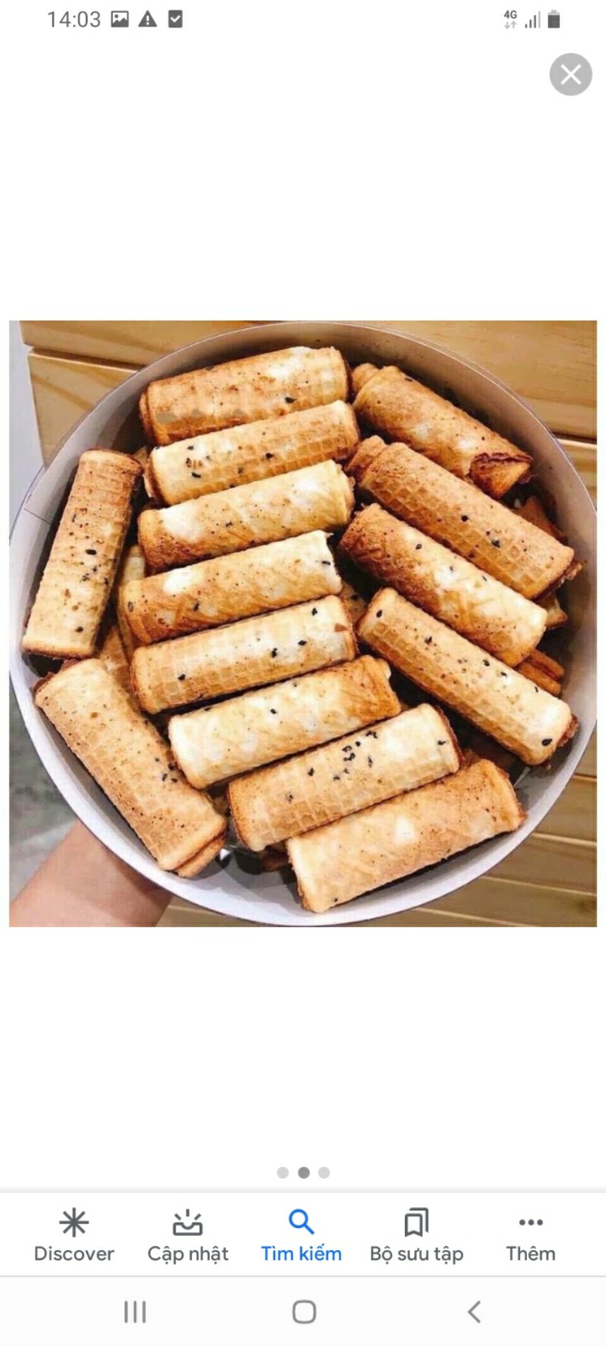 Bánh quế, bánh quy cuộn Hàn Quốc