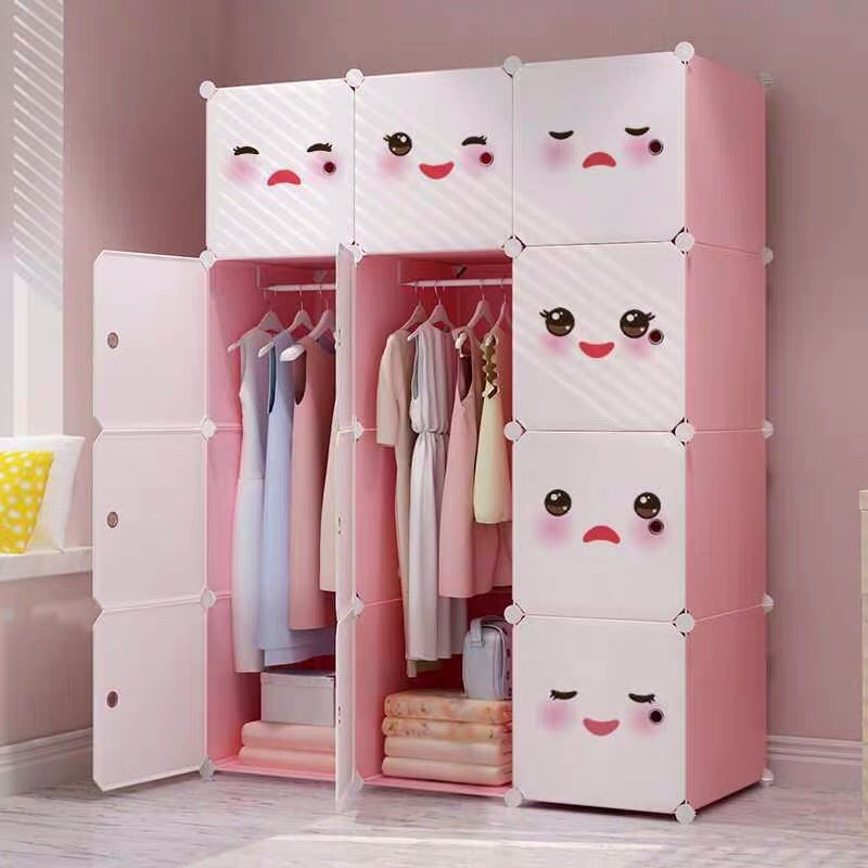 Tủ nhựa ghép - Tủ 12 ô đựng quần áo kích thước 1m5x110x47cm, nhiều mẫu lựa chọn, dễ dàng tháo lắp, tiện lợi
