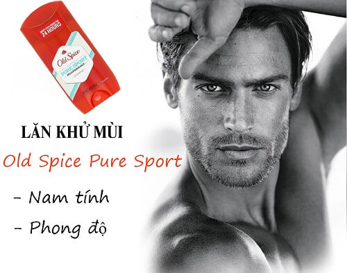 [HCM]LĂN NÁCH OLD SPICE PURE SPORT 63G