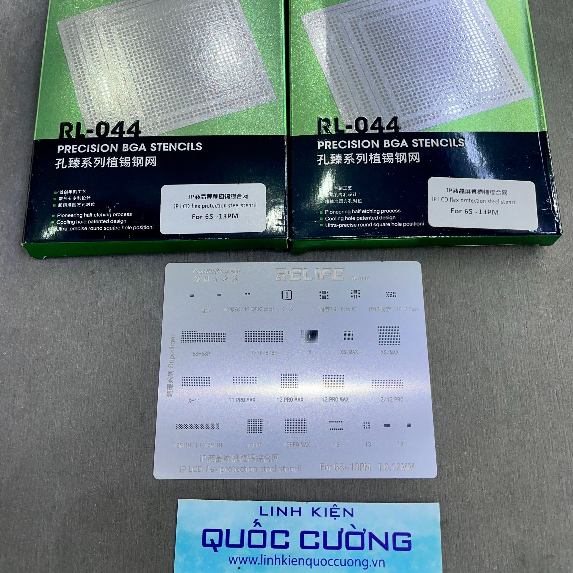Vĩ làm chân LCD và ic tiệm cận 6--S - 16PM MaAnt