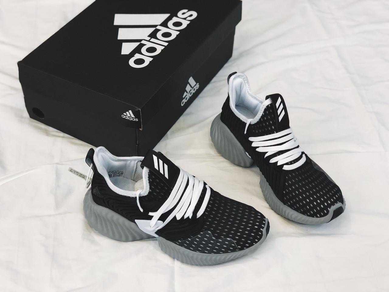 [HCM]Giày nữ Alpha Bounce Instinct mới cao cấp nhẹ bền êm thể thao (đen phối xám)
