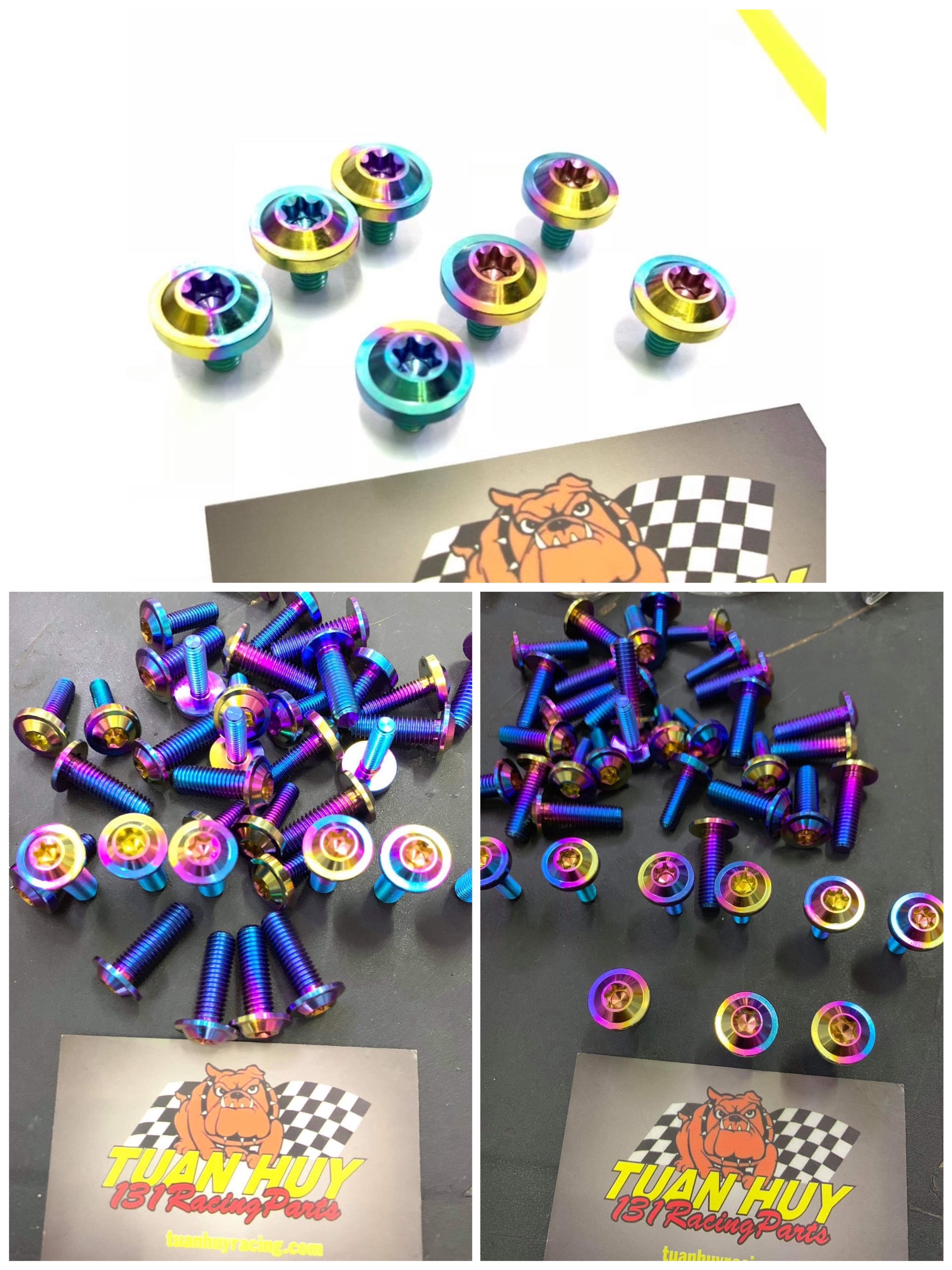 [HCM]Ốc 6li 8li Titan Gr5 7 Màu Cầu Vồng ( 6li10 6li15 6li20 dù  8li25 đĩa )