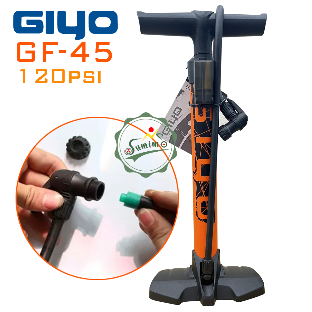 Bơm sàn thấp giyo gf-45 maxx 120psi thân nhựa van đảo chiều